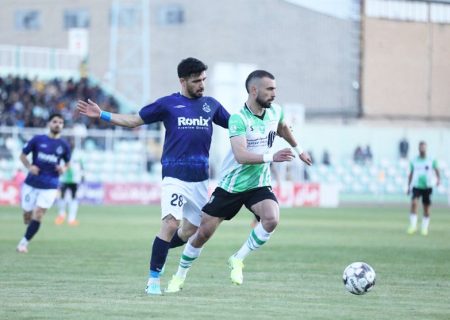 مصاف ملوان با خیبر خرم آباد در بندرانزلی