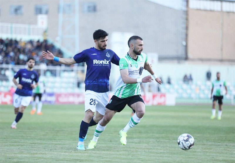 مصاف ملوان با خیبر خرم آباد در بندرانزلی