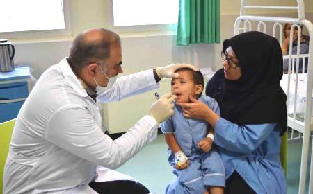 معاینه رایگان کودکان زیر ۵ سال در مرکز شهدای سلامت رشت