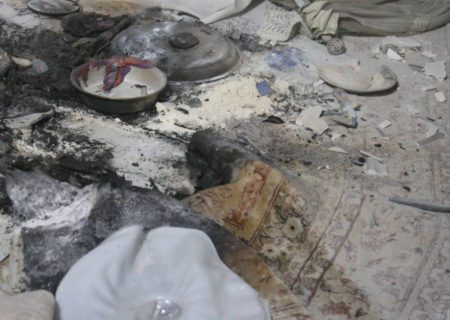 گاز پیک نیکی خانه‌ ای را در رشت به آتش کشید